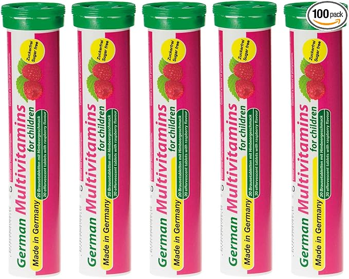 German Multvitamin for Children 8 Vitamins 100 Vegan