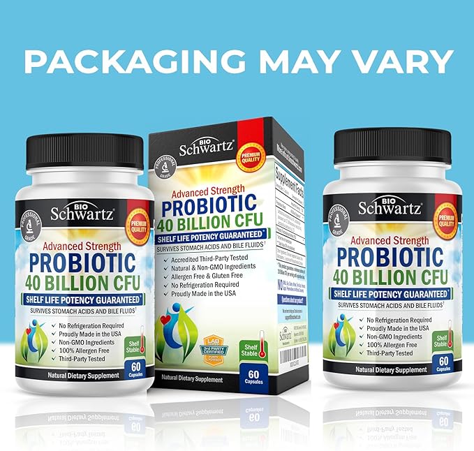 Daily Probiotic Supplement with 40 Billion CFU