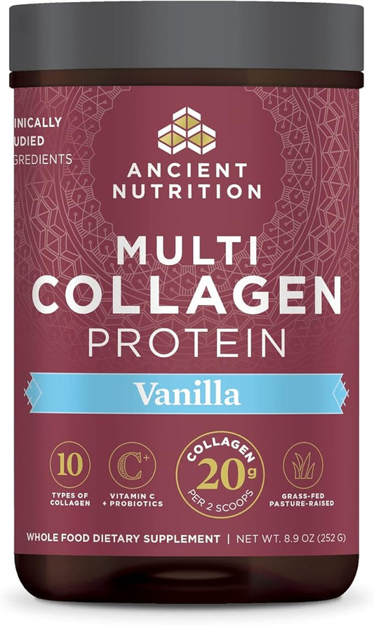 Ancient Nutrition Hydrolyzed Collagen Peptides Powder 24 Servings, 8.9oz