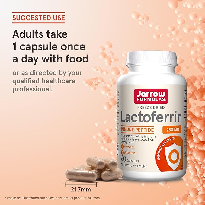 Jarrow Formulas Lactoferrin 250 mg 60 Capsules
