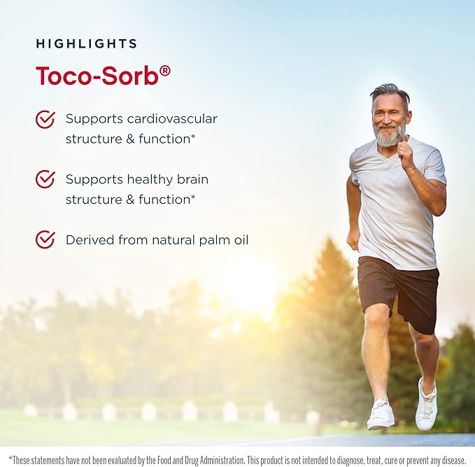 Jarrow Formulas Toco-Sorb 60 Softgels, 2 - 120 Total