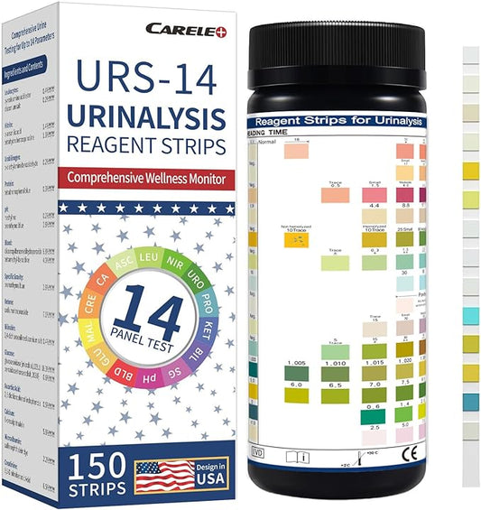 14-Panel Urine Test Strips 150ct, Comprehensive