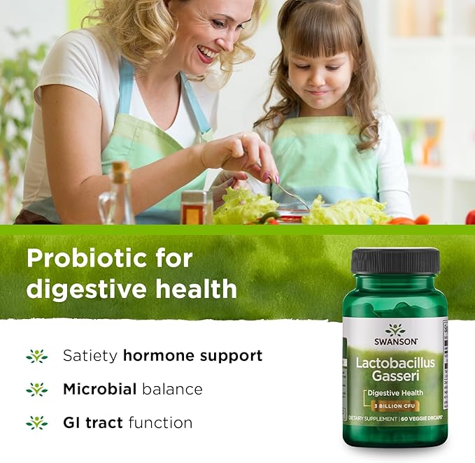 Swanson Lactobacillus Gasseri 3 Billion (60 Veggie 3 Bottles