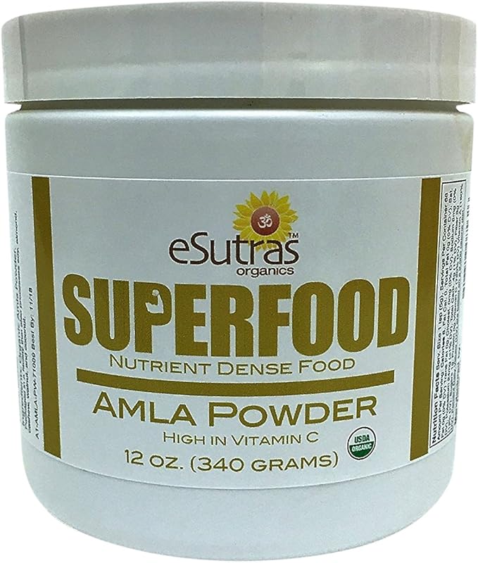 Organic Amla Powder 12 oz, 30