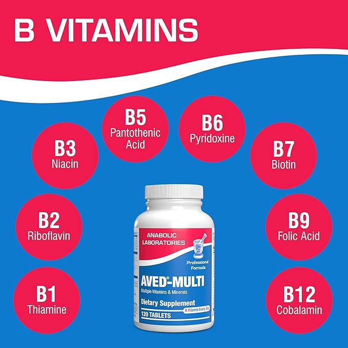 Daily Multivitamin for Men and Women 120 AVED