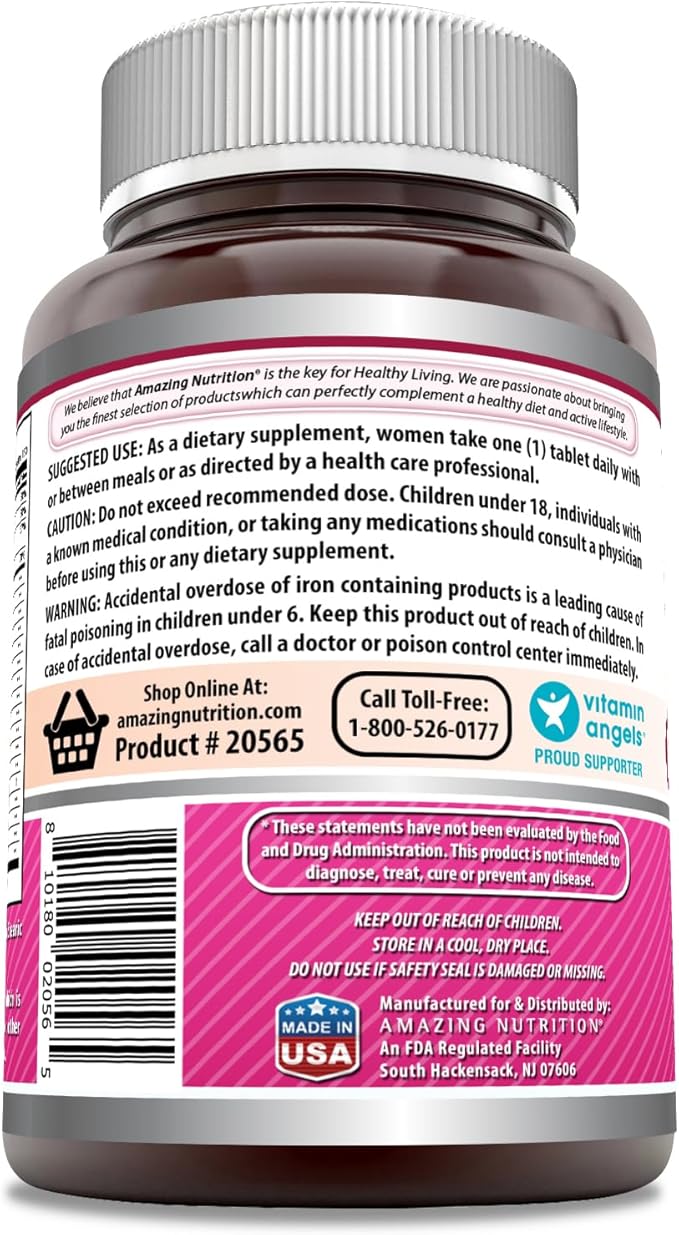 Amazing Formulas Multivitamin Food Based Tablets 25 Million 150 Count)