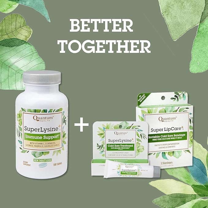 Quantum Health SuperLysine+ Advanced Formula Immune 1500 mg, 180 Tablets 2)