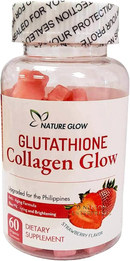 Nature Glow Glutathione Collagen Glow Strawberry 60 Organic