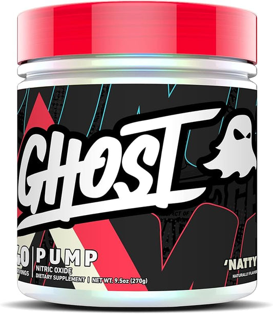 GHOST Pump Nitric Oxide Powder, Natty 40 Servings