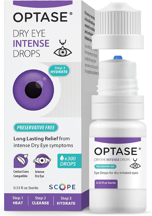 Optase Dry Eye Intense Drops 3 Hydrate .33 fl 300 Doses