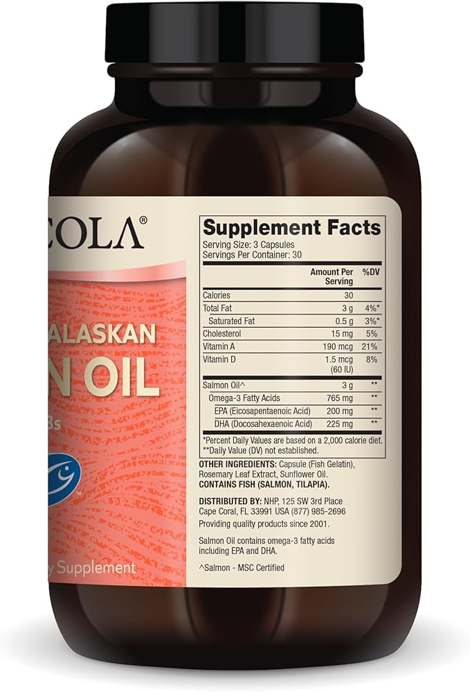 Dr. Mercola Wild Caught Alaskan Salmon 30 Servings (90 Capsules), Omega-3s, Dietary