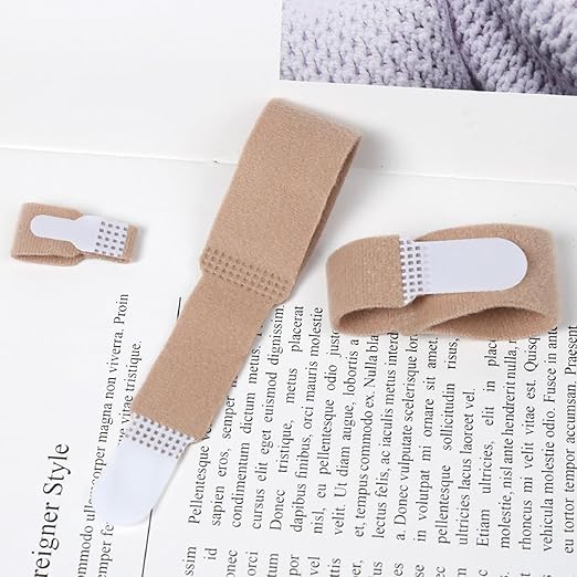 10Pcs Fabric Hammer Toe Corrector, Reusable