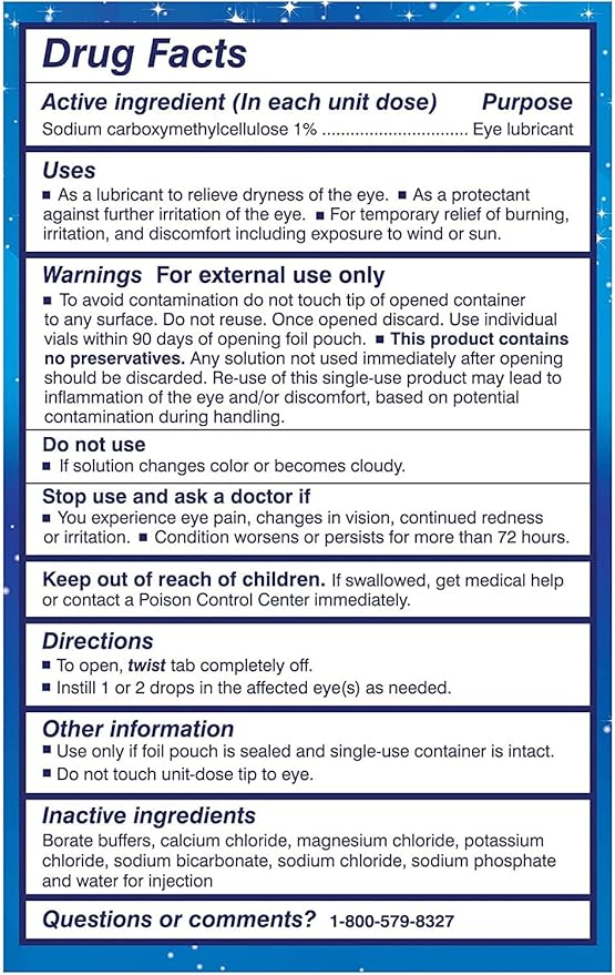 TheraTears Liquid Gel Nighttime Eye Drops 30 Count 2)