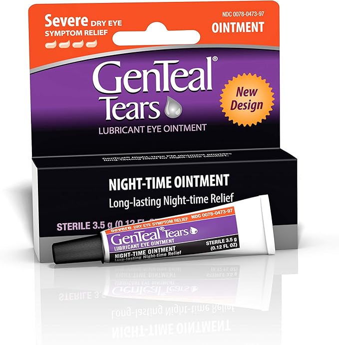 Genteal Tears Night-Time Ointment 3.5g Clear 0.12 Fl