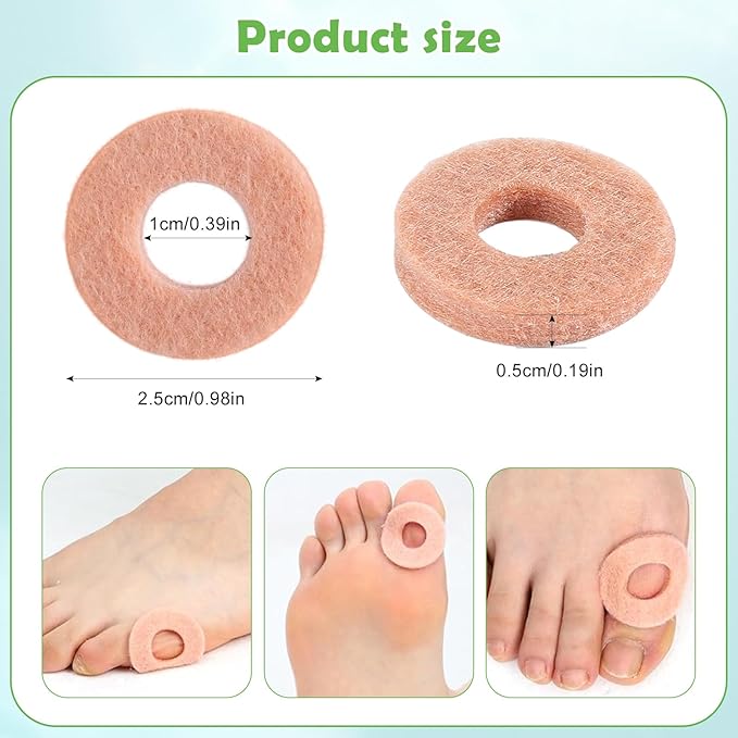 102 Pcs Callus Cushions for Bottom