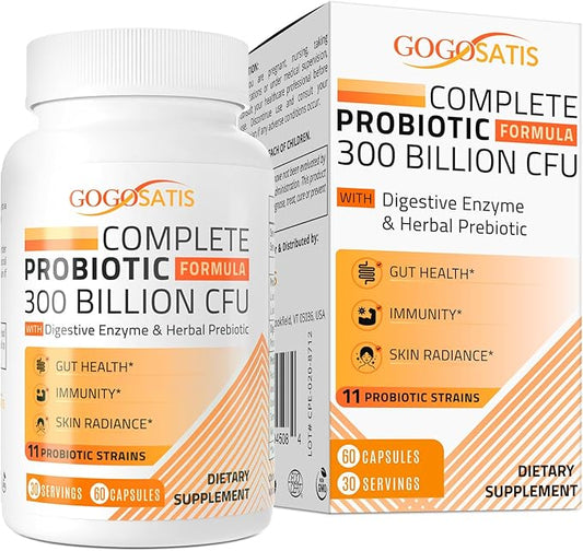 Probiotics for Women & Men, 300 11 Strains, 60 Capsules