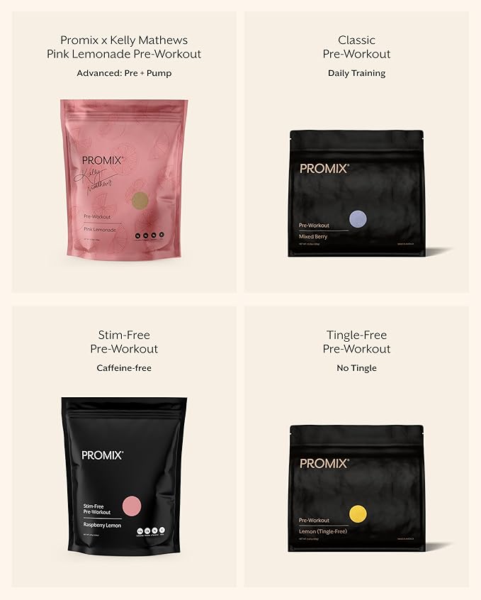 ProMix Nutrition Pre Workout Powder, Pink 30 Servings 1)