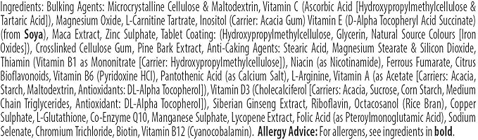 VITABIOTICS WELLMAN CONCEPTION 30 TABLETS by