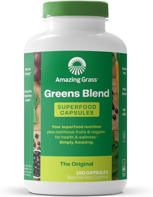 Amazing Grass Greens Superfood Powder: Greens 150 Count