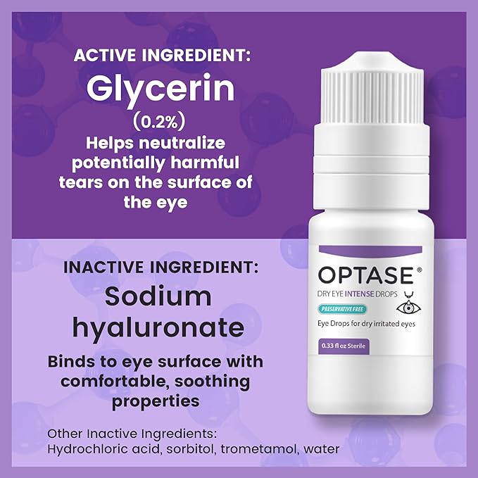 Optase Dry Eye Intense Drops 3 Hydrate .33 fl 300 Doses