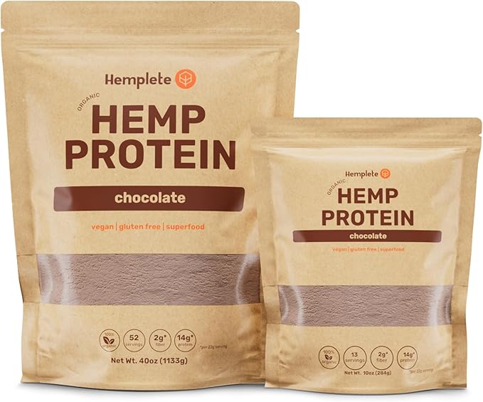 Organic Vegan Hemp Heart Protein Powder, 4 Simple (40oz)