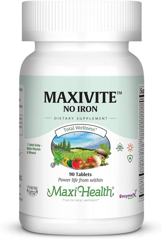 MaxiVite - No Iron - One 90 Tabs