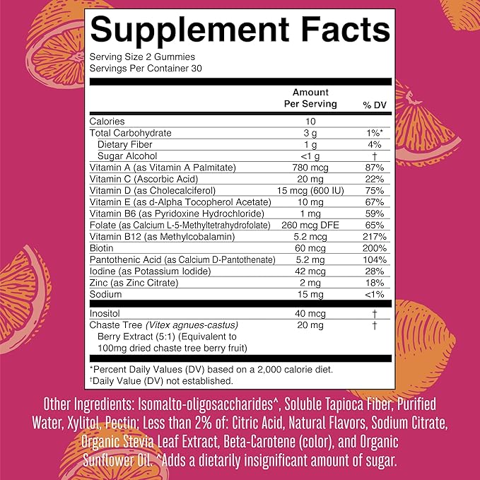 MaryRuth Organics, Sugar Free, Vegan Vitamin 60 Count, 1