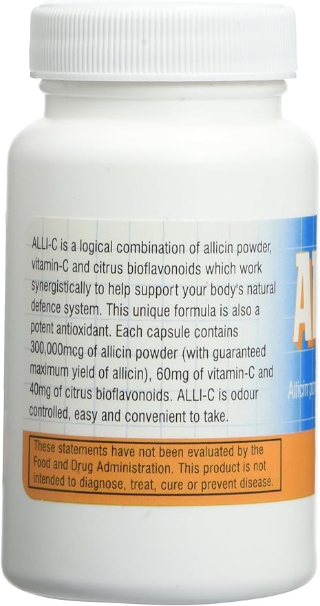 Allicin with Vitamin C and Bioflavonoids 30 Vegetarian
