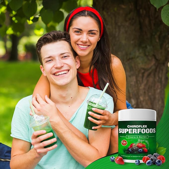 Total Tea Green Powder for Energy & Digestive Health with Turmeric, Amla Powder & Vitamin C - 30 Servings