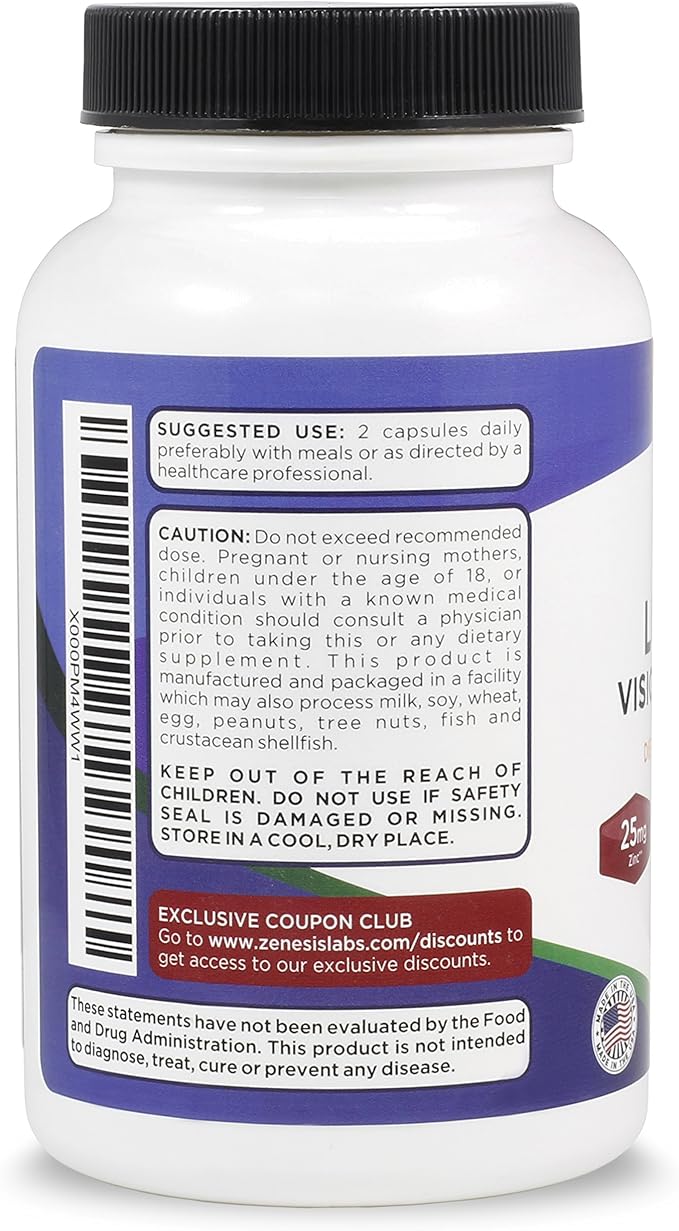 Lutein Vision Support 120 Capsules 60 Day