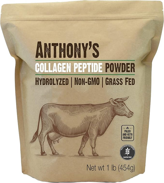 Anthony's Collagen Peptide Powder, 1 lb,