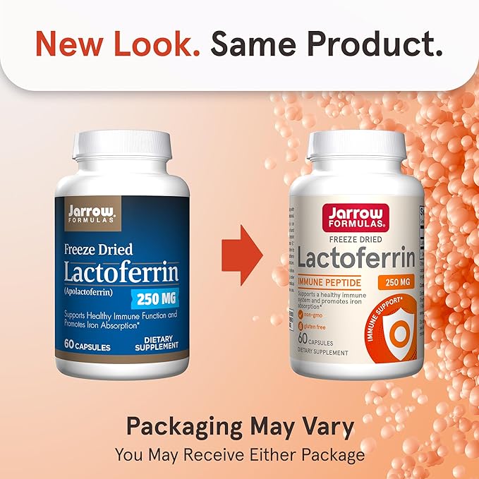 Jarrow Formulas Lactoferrin 250 mg 60 Capsules
