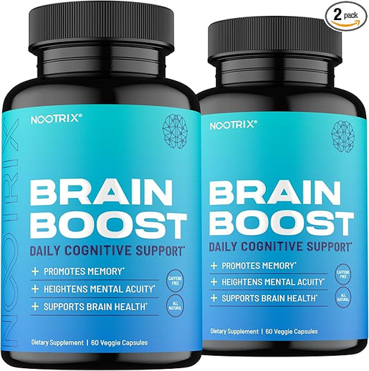 Brain Boost Nootropic Supplement 120 Capsules