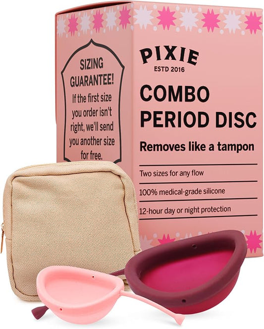 2 Menstrual Discs 100% Medical-Grade 1 for 12 Hours 3 and 7 Tampons