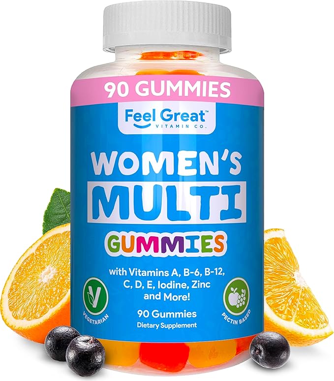 Multivitamin Gummy for Women by Feel B-6, B-12, B-12, C,