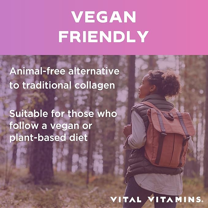 Vital Vitamins Vegan Collagen Booster 60 Capsules