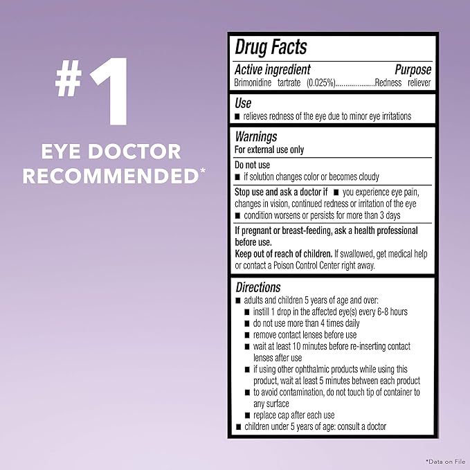 LUMIFY Redness Reliever Eye Drops 0.25 (7.5mL)