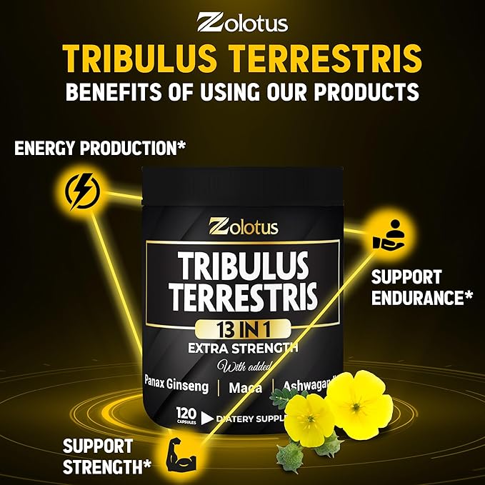 13in1 Tribulus Terrestris Capsules 16000mg Per 120 Counts
