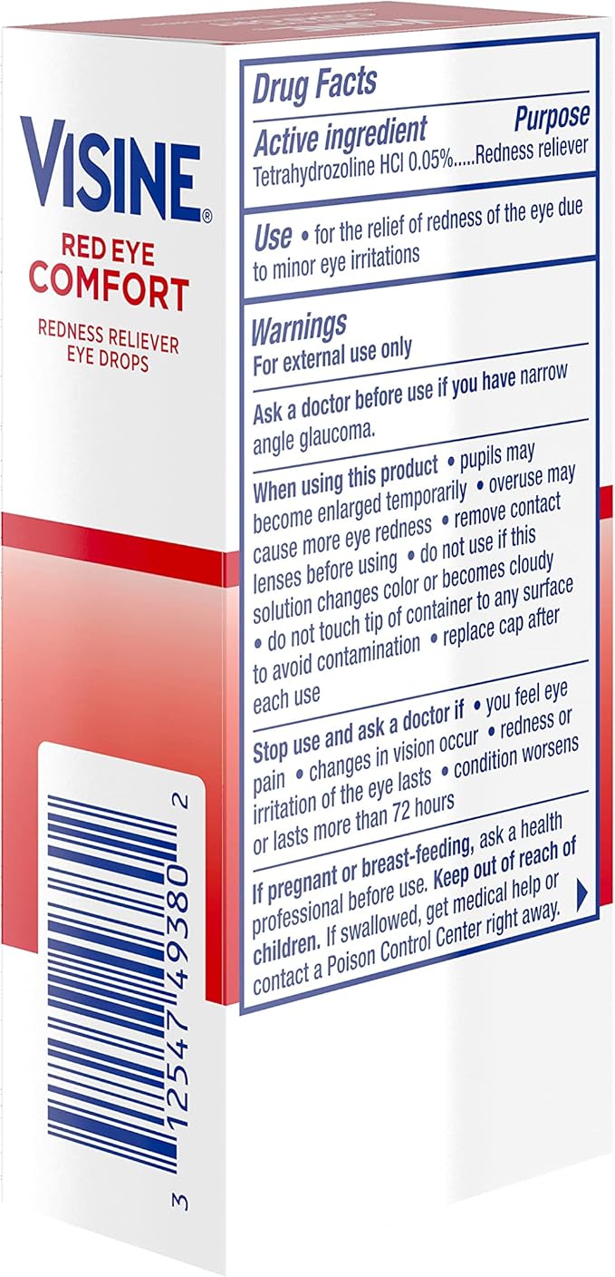 Visine Red Eye Comfort Redness Relief 0.5 fl.