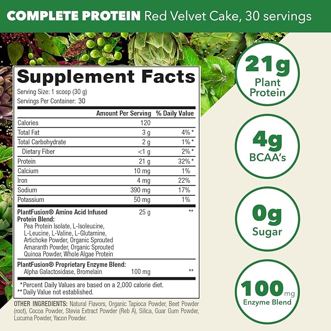 PlantFusion Complete Vegan Protein Powder 2 lb
