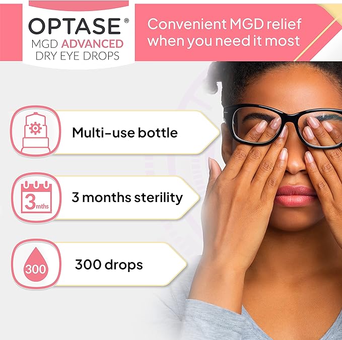 OPTASE MGD Advanced Dry Eye Drops .33 fl 300 Drops