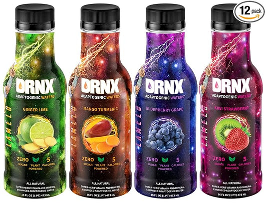 DRNX 12 Pack Adaptogenic Waters Complete 5 Calories