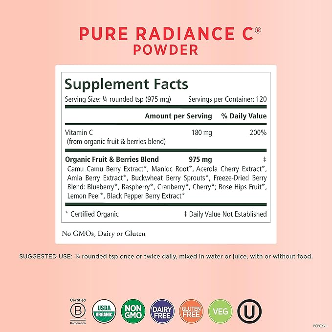 PURE SYNERGY Pure Radiance C 100% Natural, (4 oz