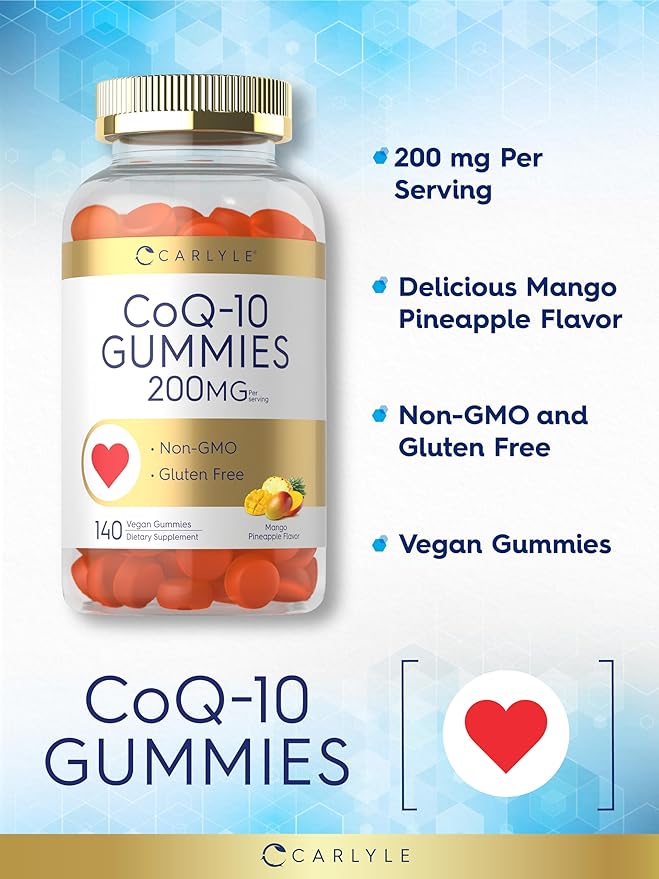 Carlyle CoQ10 Gummies 200 mg 140 Count
