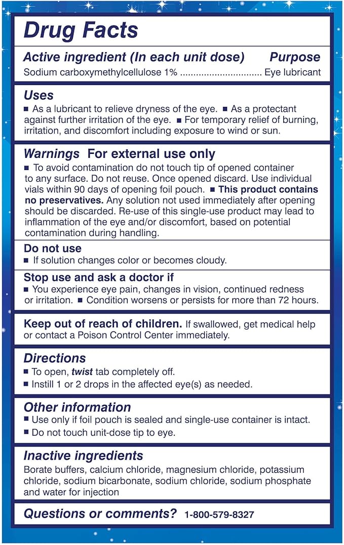 TheraTears Extra Dry Eye Therapy Lubricant 0.5 fl 2 Count 30 Vials, 60 Count