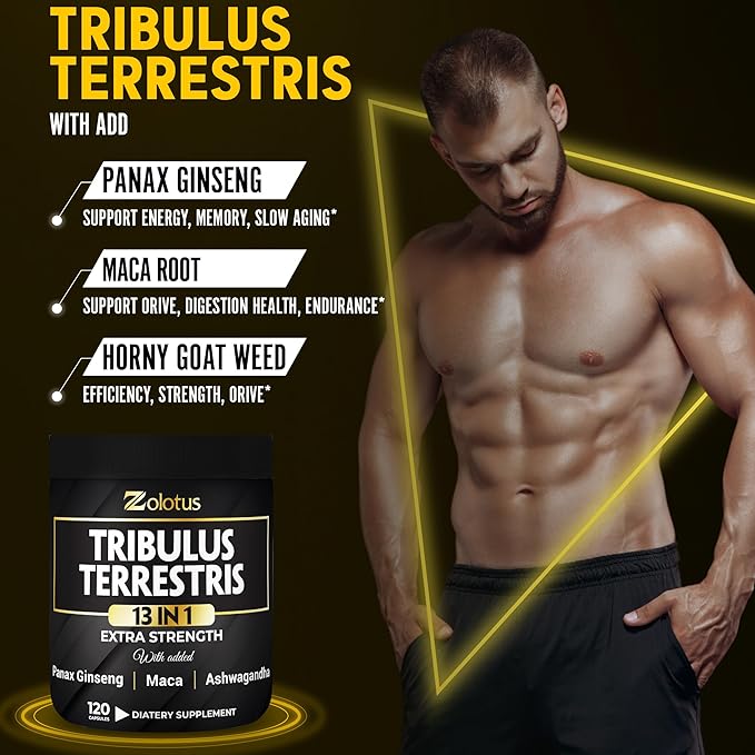 13in1 Tribulus Terrestris Capsules 16000mg Per 120 Counts