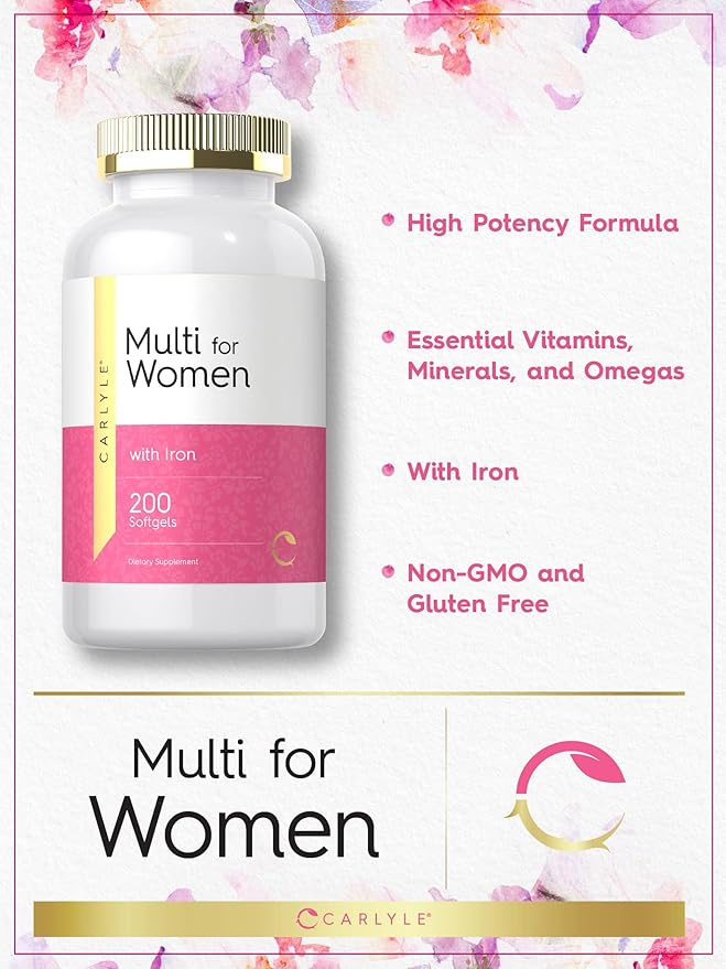 Carlyle Multivitamin for Women with Iron 200 Softgel