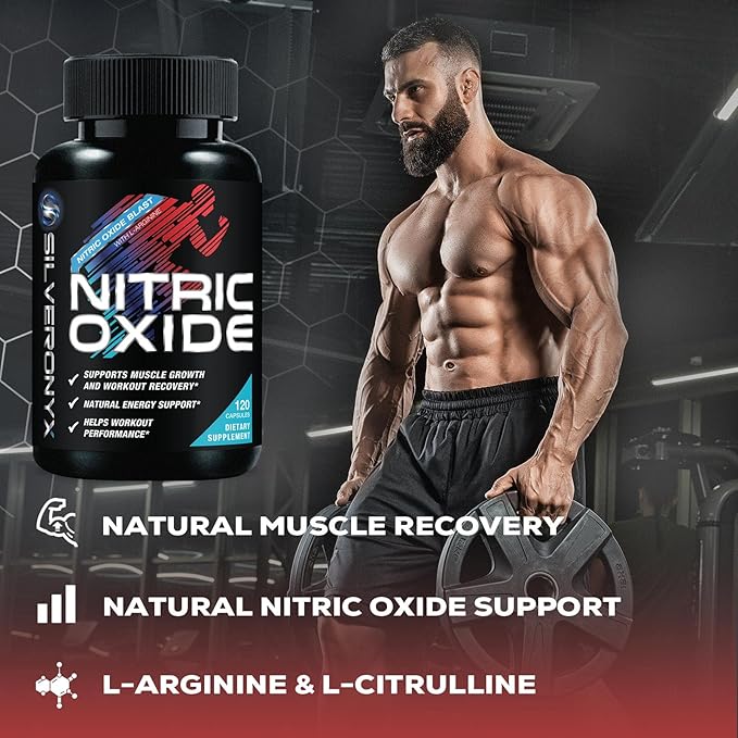 Extra Strength Nitric Oxide Supplement L 3X Strength 120 Capsules