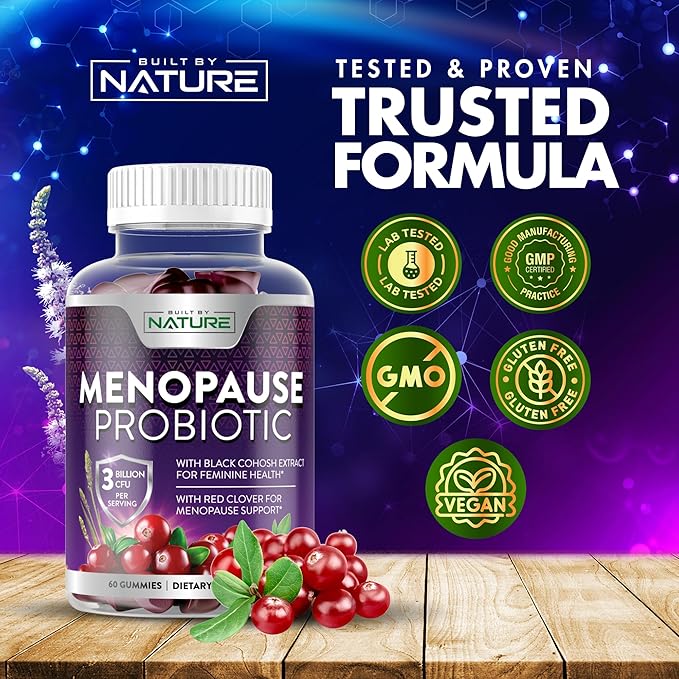 Menopause Supplements for Women 60 Gummies
