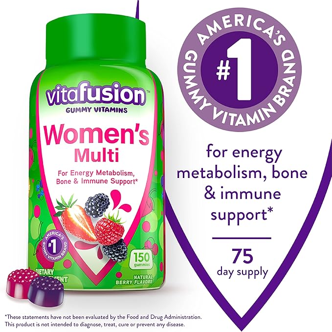 Vitafusion Women's Multivitamin Gummies (150 Count) D3 Gummy (120 Count)